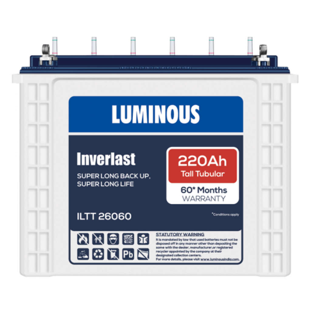 Luminous Inverlast Tubular Inverter Battery 220Ah ILTT26060 