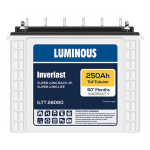 Luminous Inverlast Tubular Inverter Battery 220Ah ILTT28060 