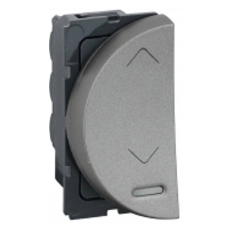 Legrand Arteor Switch With Indicator SP 2Way Left 1M 6A Magnesium 5733 57 
