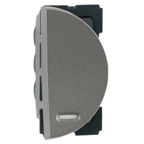 Legrand Arteor Switch With Indicator SP 1Way Right 1M 20A Magnesium 5725 65 