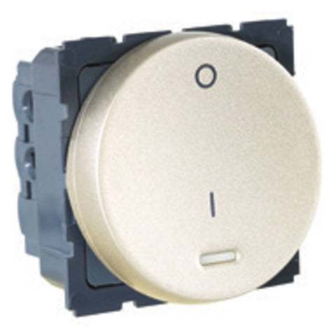 Legrand Arteor Switch With Indicator DP 1Way 2M 20A Champagne 5749 22 
