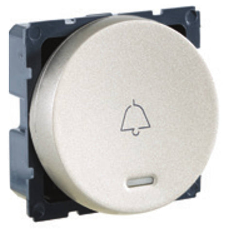 Legrand Arteor Bell Push Switch With Indicator SP 1Way 2M 6A Champagne 5749 26 