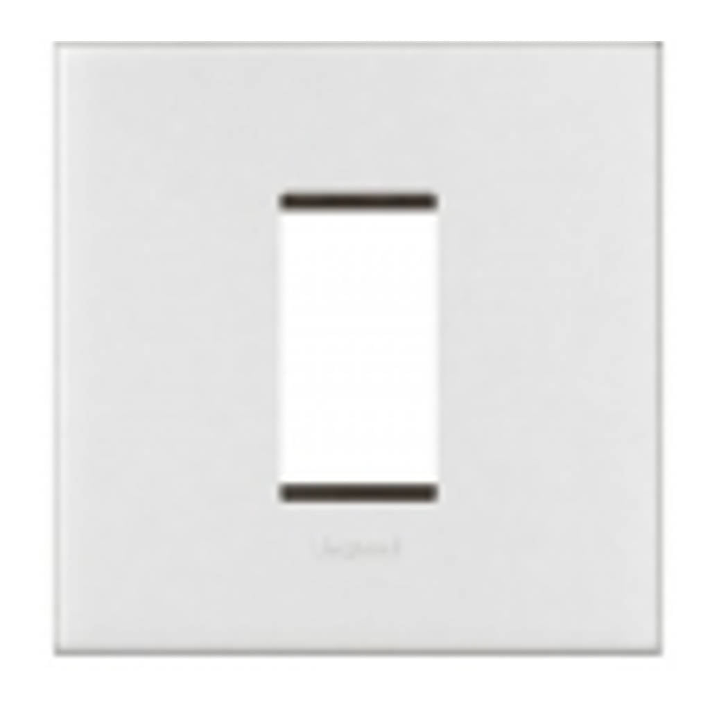Legrand Arteor Square Cover Plates With Metal Frame White 