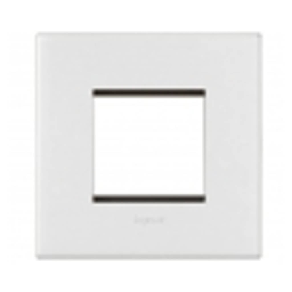 Legrand Arteor Square Cover Plates With Metal Frame White