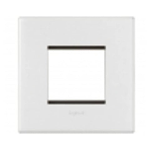 Legrand Arteor Square Cover Plates With Metal Frame White