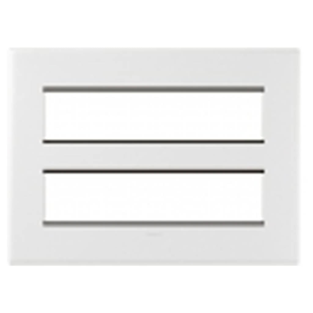 Legrand Arteor Square Cover Plates With Metal Frame White