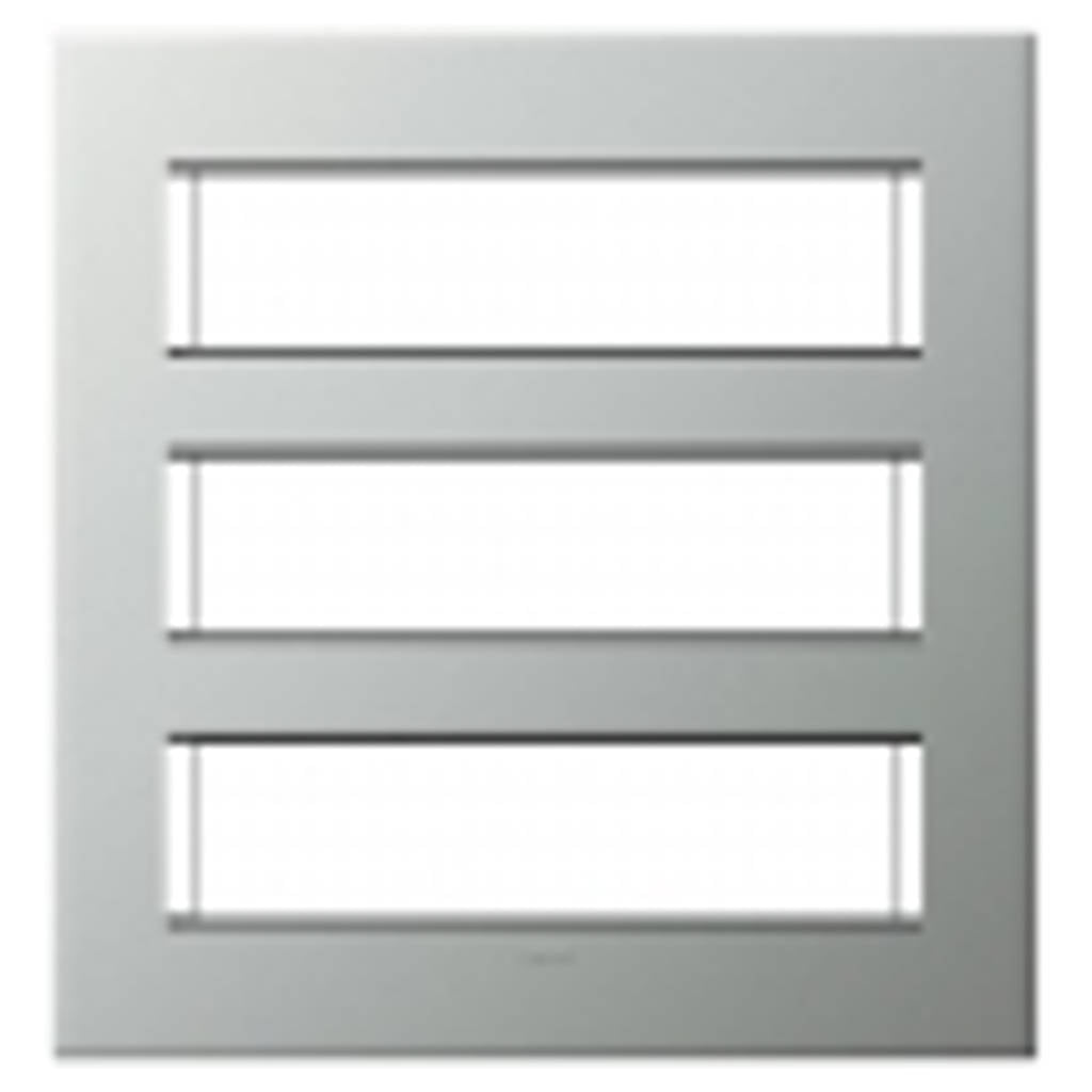 Legrand Arteor Pearl Aluminium Cover Plates With Overmoulded Frame Pearl Aluminium