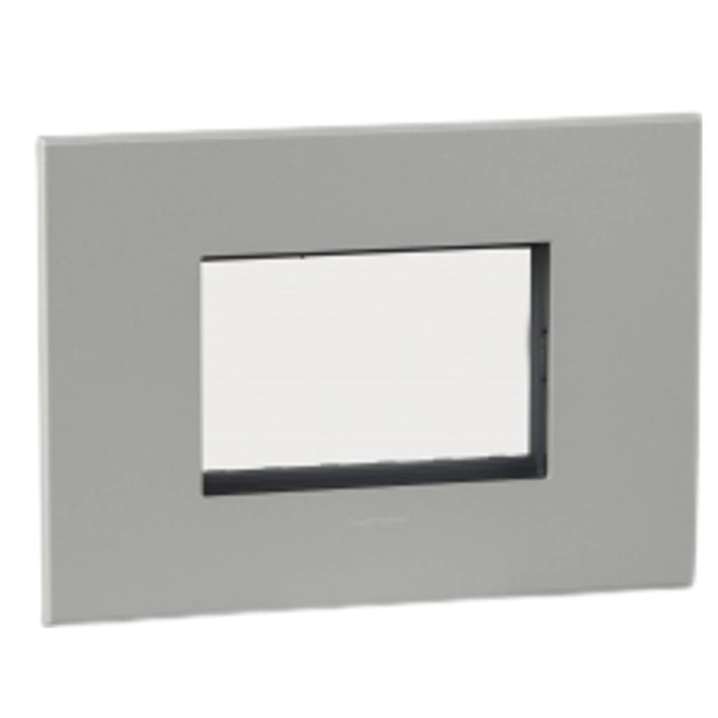 Legrand Arteor Pearl Aluminium Cover Plates With Overmoulded Frame Pearl Aluminium