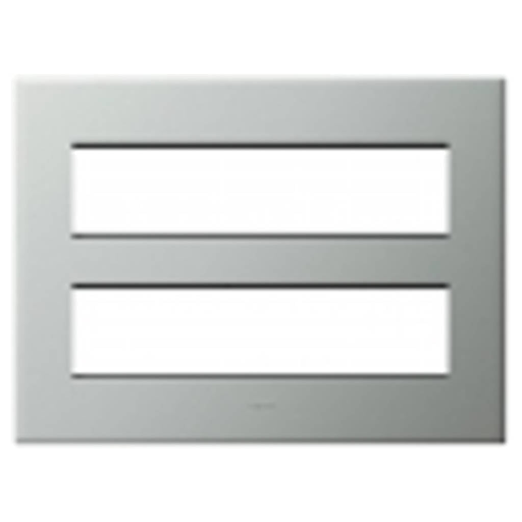 Legrand Arteor Pearl Aluminium Cover Plates With Overmoulded Frame Pearl Aluminium