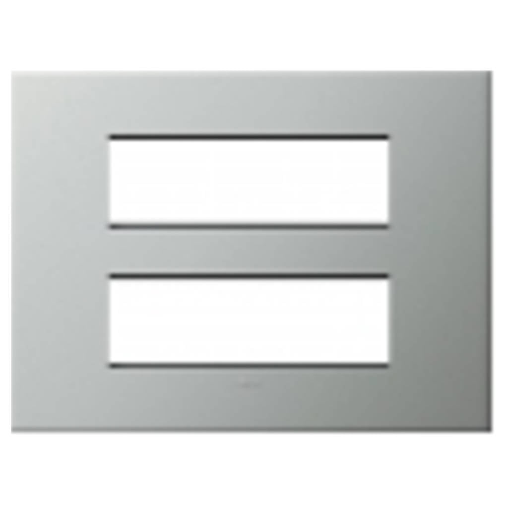 Legrand Arteor Pearl Aluminium Cover Plates With Overmoulded Frame Pearl Aluminium
