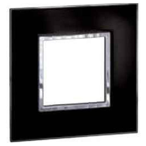 Legrand Arteor Mirror Black Cover Plates With Overmoulded Frame Mirror Black