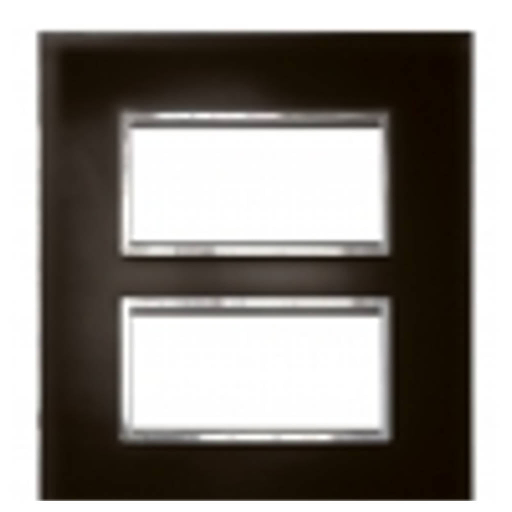 Legrand Arteor Mirror Black Cover Plates With Overmoulded Frame Mirror Black