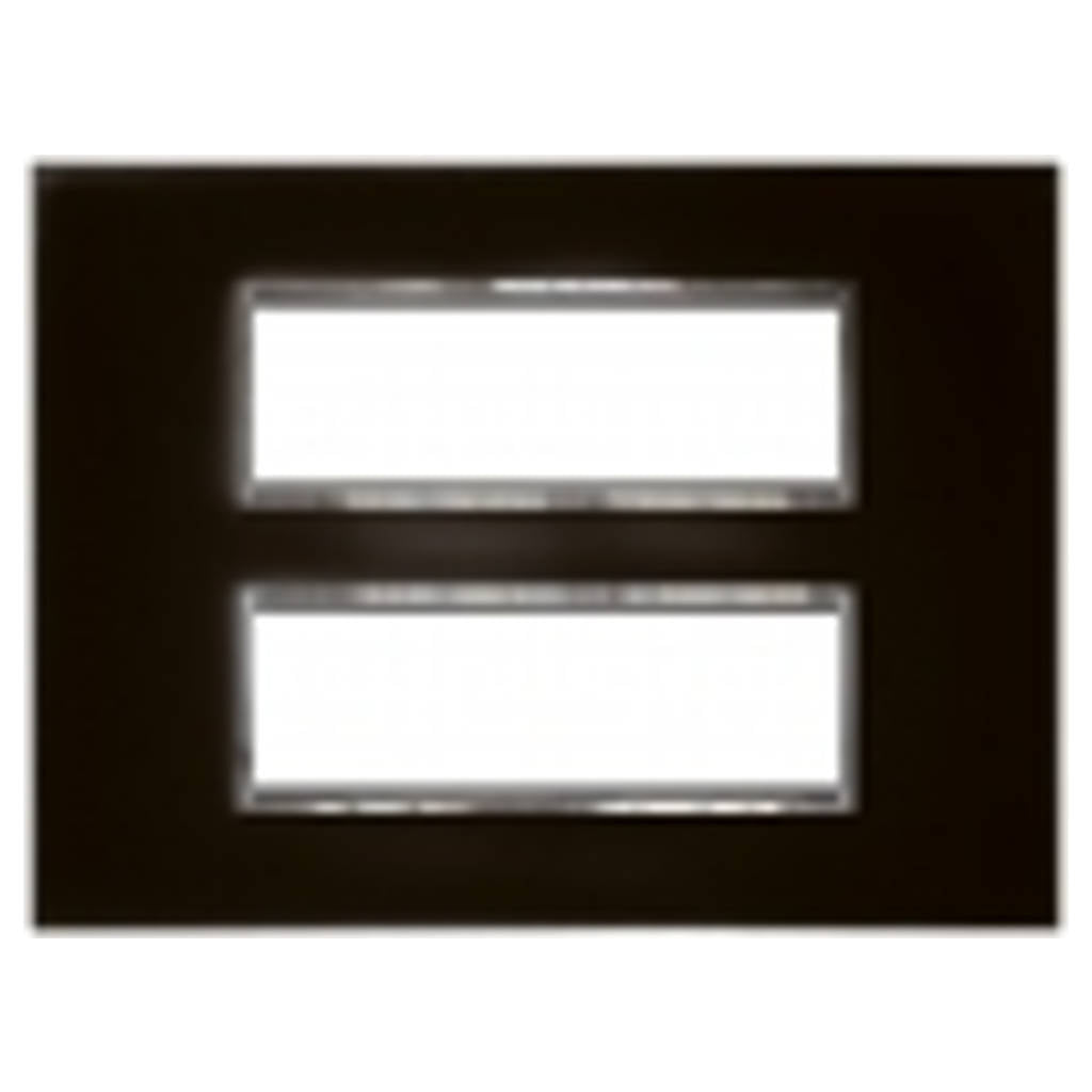Legrand Arteor Mirror Black Cover Plates With Overmoulded Frame Mirror Black