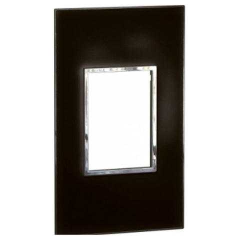 Legrand Arteor Mirror Black Plate For Shaver Socket 3M Mirror Black 5750 73 