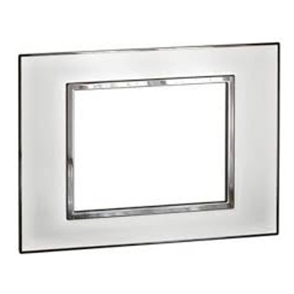 Legrand Arteor Cover Plates With Overmoulded Frame Mirror White
