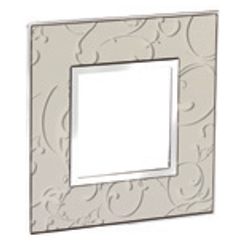 Legrand Arteor Cover Plates With Overmoulded Frame Silver Baroque 
