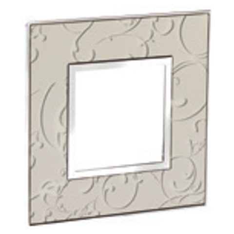 Legrand Arteor Cover Plates With Overmoulded Frame Silver Baroque 
