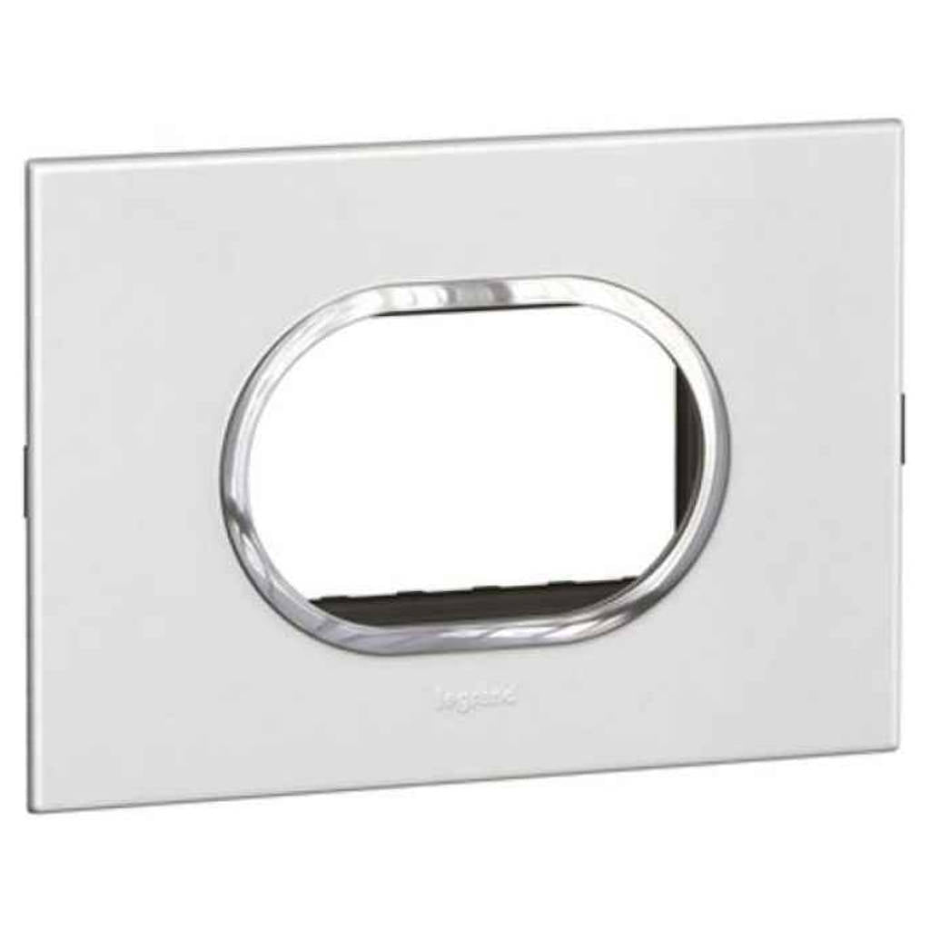 Legrand Arteor Cover Plates With Metal Frame White