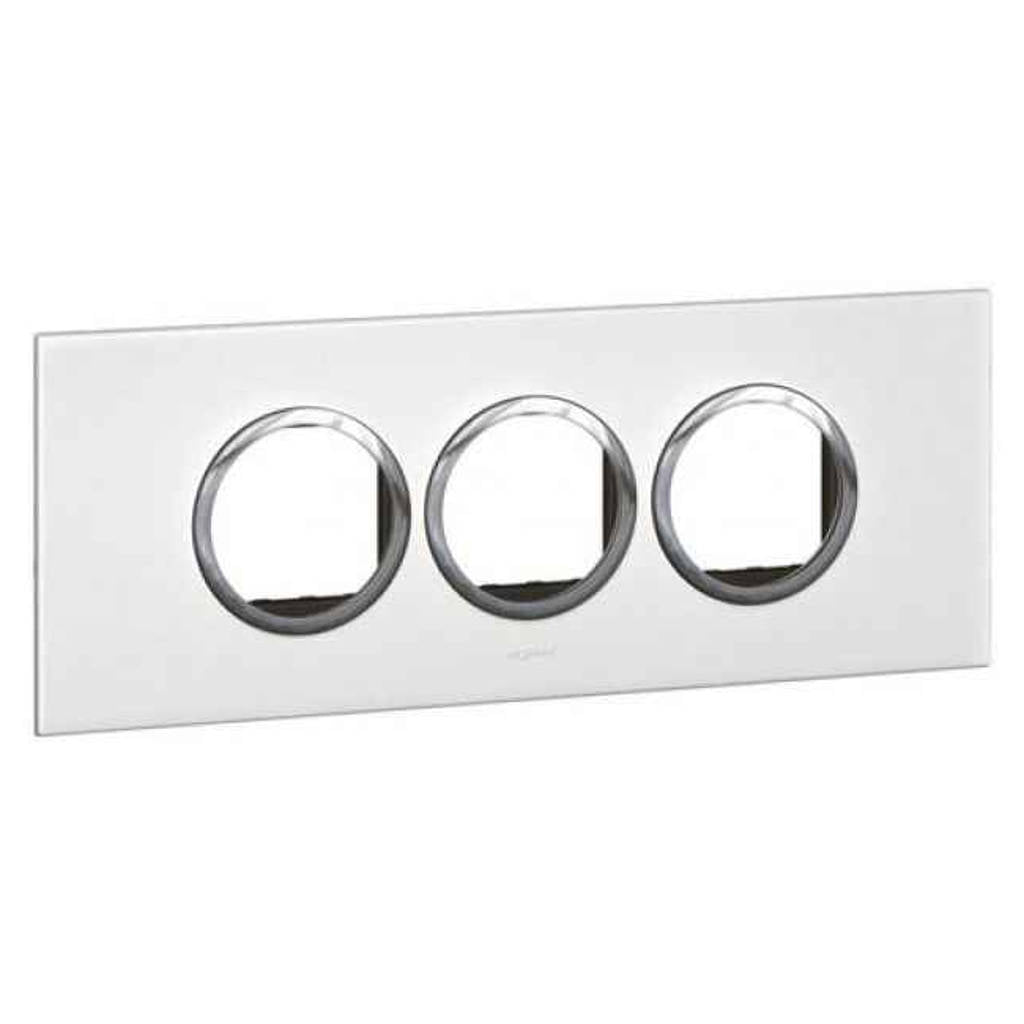 Legrand Arteor Cover Plates With Metal Frame White