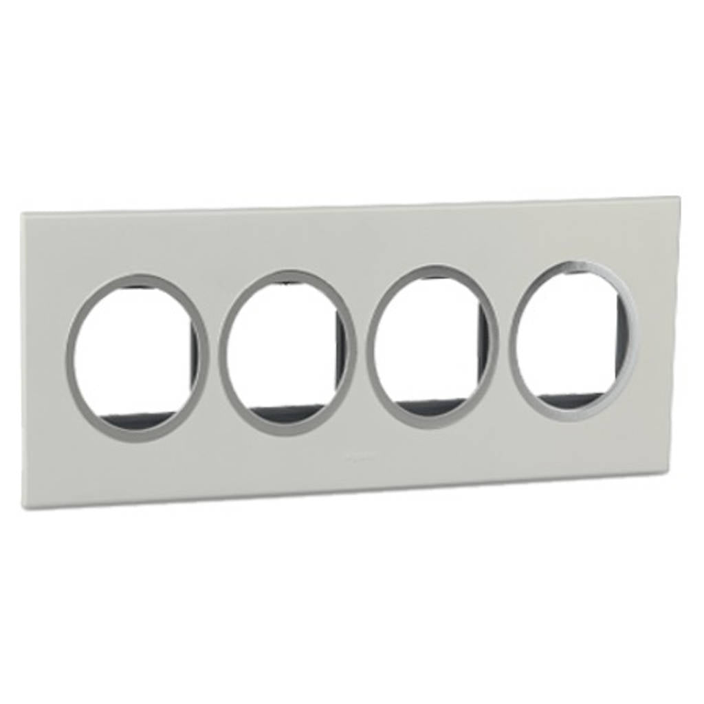 Legrand Arteor Cover Plates With Metal Frame White