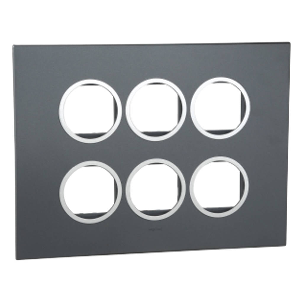 Legrand Arteor Cover Plates With Overmoulded Frame Graphite