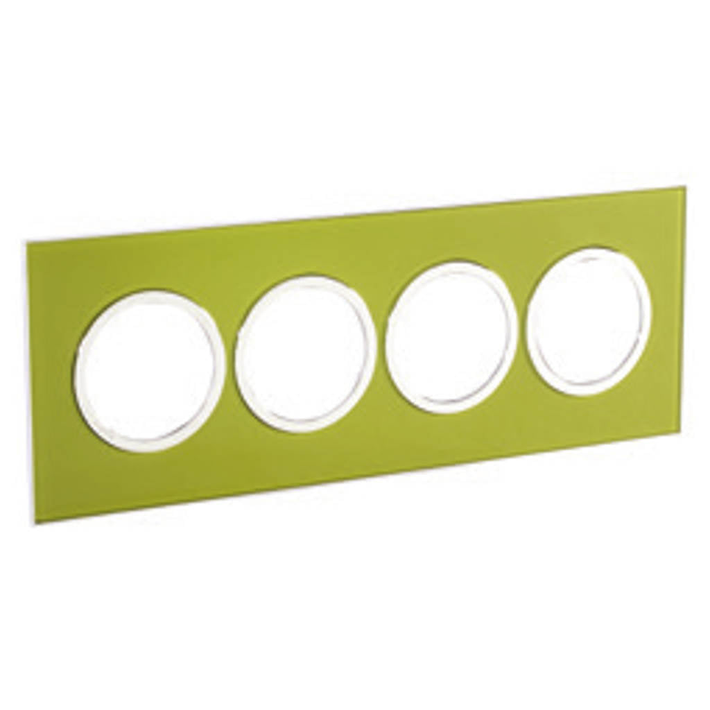 Legrand Arteor Cover Plates With Overmoulded Frame Green Apple