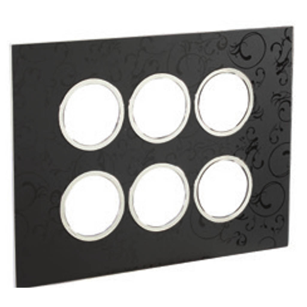 Legrand Arteor Cover Plates With Overmoulded Frame Dark Baroque