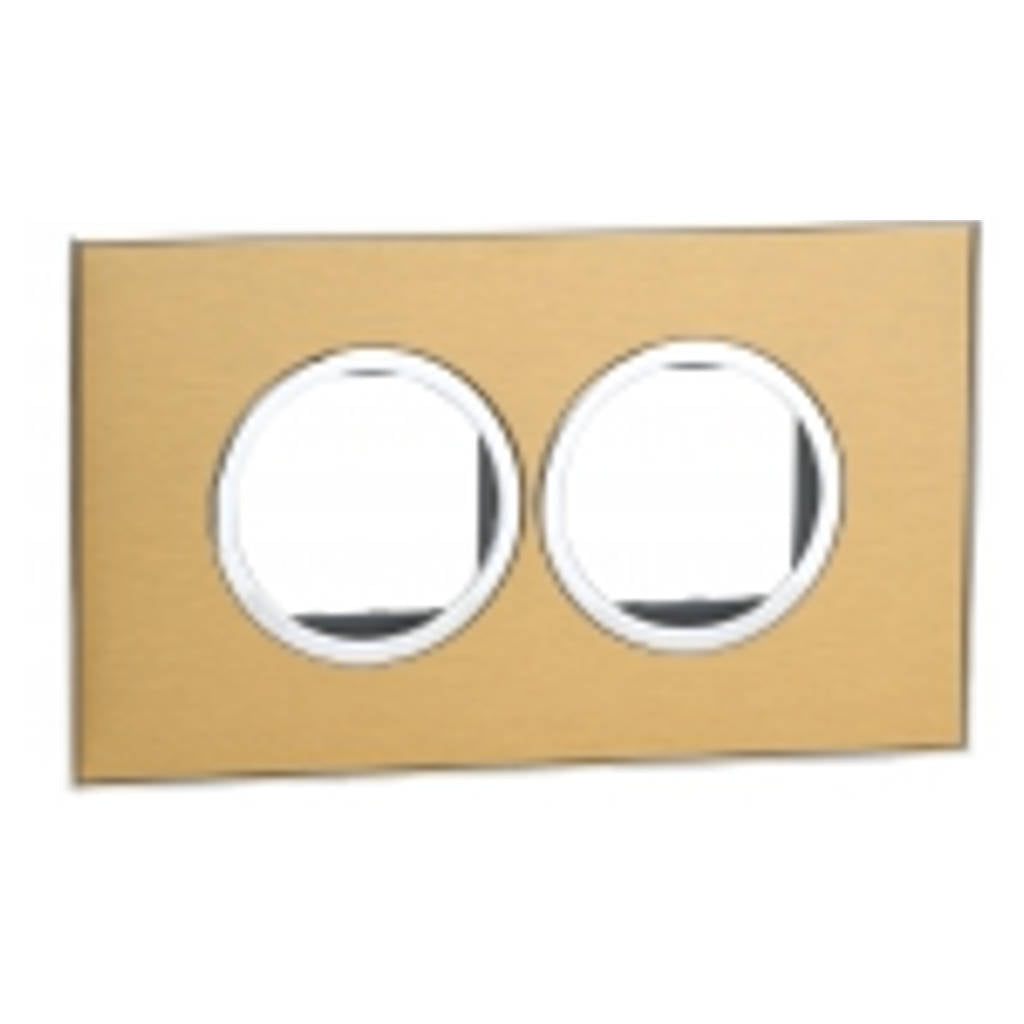 Legrand Arteor Cover Plates With Overmoulded Frame Gold Brass