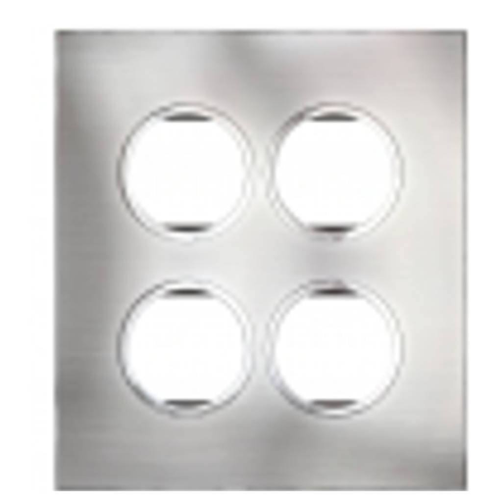 Legrand Arteor Wood Cover Plates With Overmoulded Frame Stainless Steel