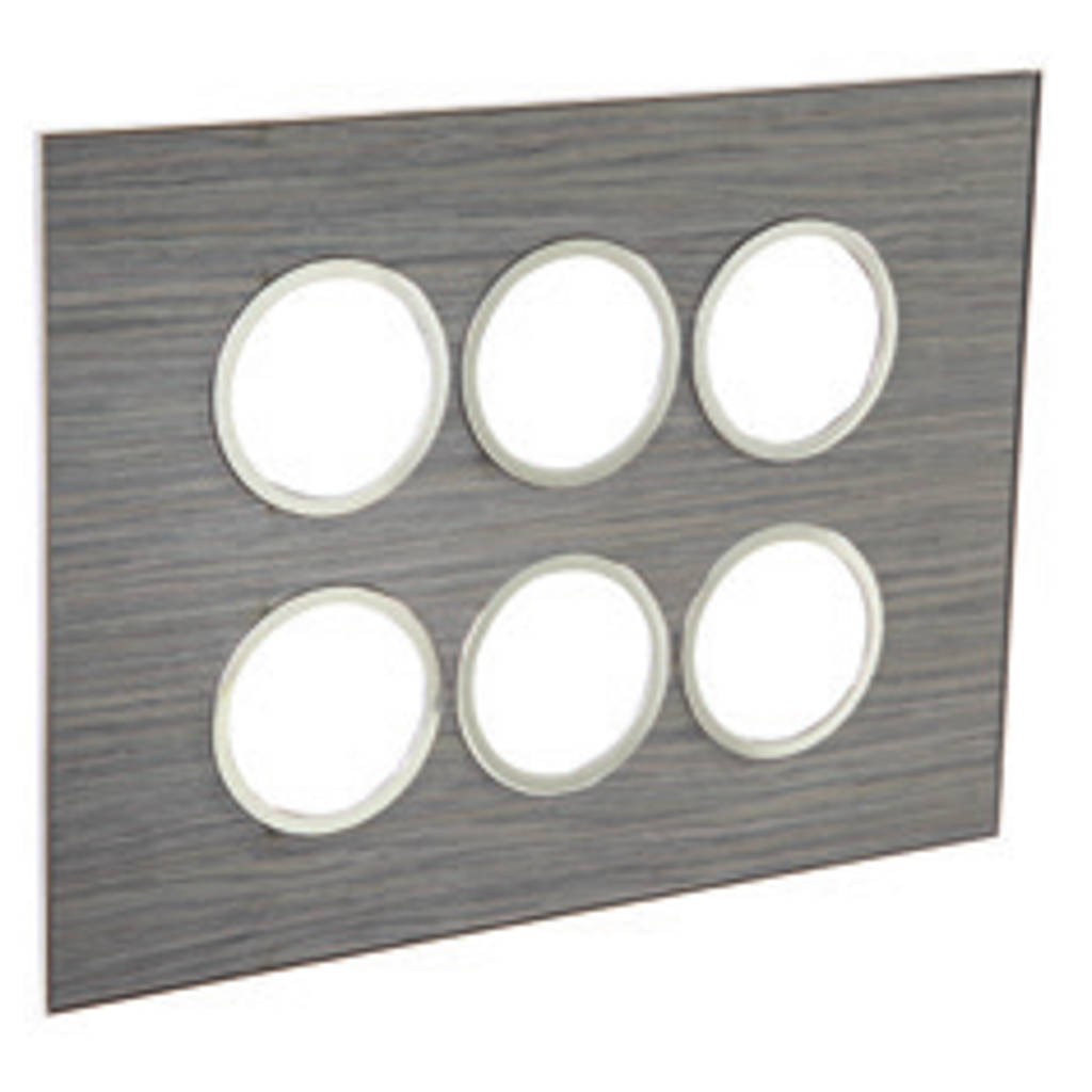 Legrand Arteor Signature Cover Plates With Overmoulded Frame Grey Oak