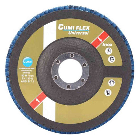 Cumi Zirconia Flap Disc Universal Type 29 Grit 60 