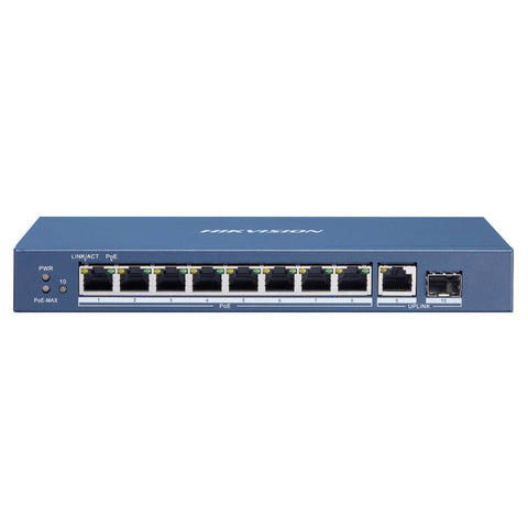 Hikvision Value Series Gigabit Unmanaged POE Switch 8-Port DS-3E0510P-E/M 