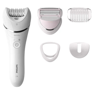 Philips 8000 Series  Rechargeable Cordless Wet & Dry Epilator White BRE710 