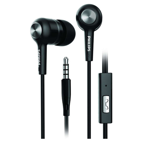 Philips Wired In Ear Earphones With Mic Black SHE1505 