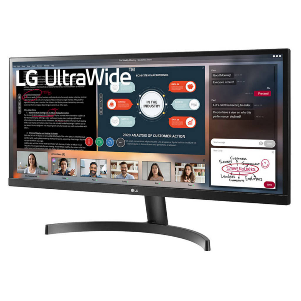 LG Full HD IPS UltraWide LED Monitor 29Inch Black 29WL500