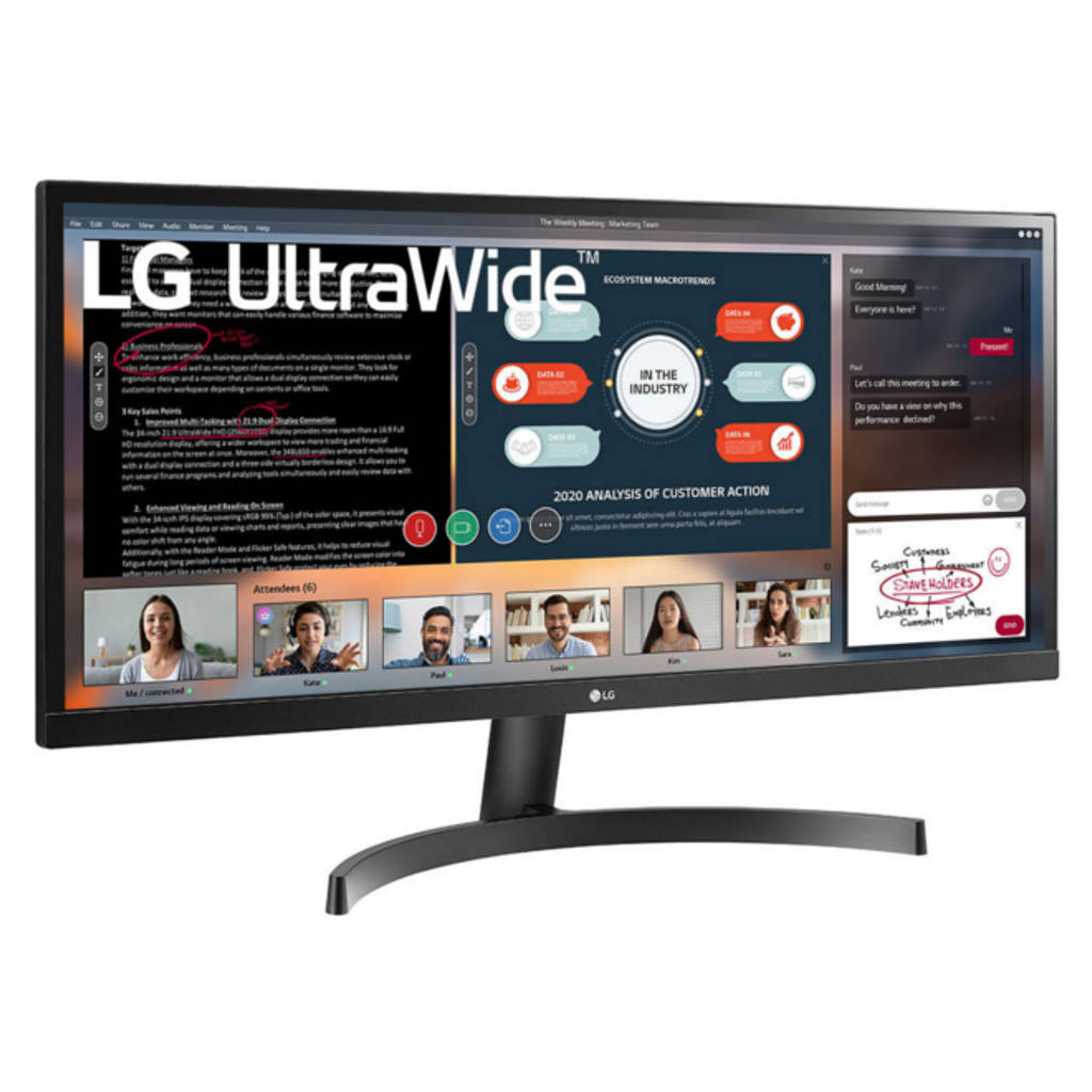 LG Full HD IPS UltraWide LED Monitor 29Inch Black 29WL500