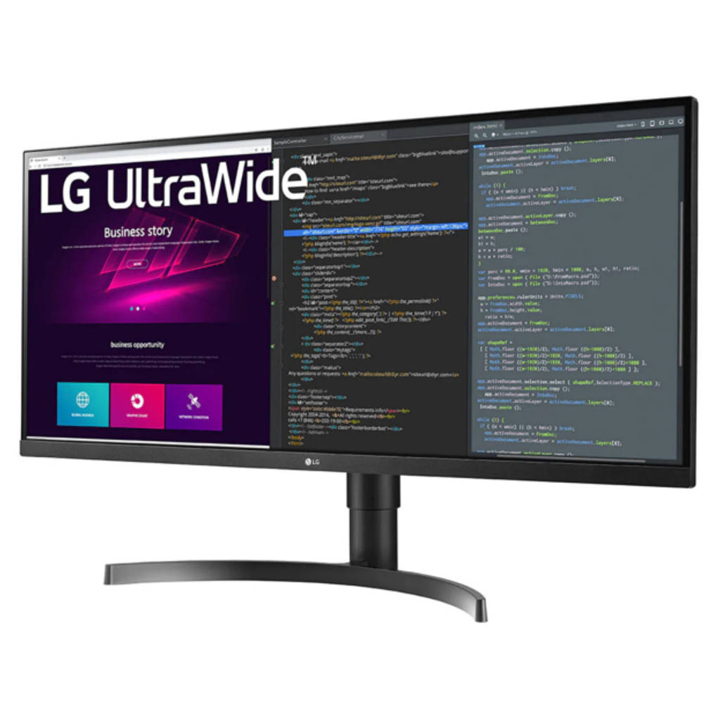 LG QHD IPS UltraWide Monitor 34Inch Black 34WN750