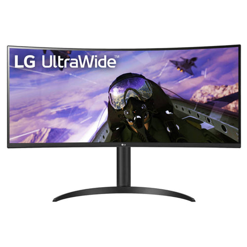 LG QHD Curved UltraWide Monitor 34Inch Black 34WP65C 