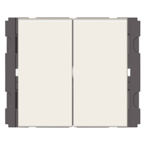 Norisys Cube Series 2Gang Vertical Switch 16A 1Way 2M V5130 .01 