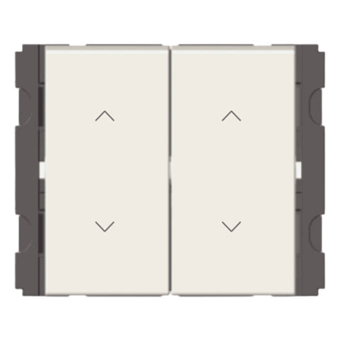 Norisys Cube Series 2Gang Vertical Switch 16A 2Way 2M V5230 .01 