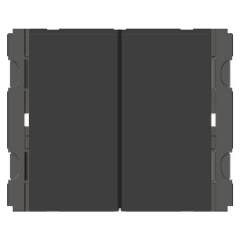 Norisys Cube Series 2Gang Vertical Switch 6A 1Way 2M V5110 .17 