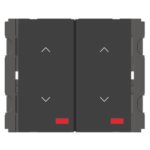 Norisys Cube Series 2Gang Vertical Switch With Indicator 16A 2Way 2M V5231 .17 