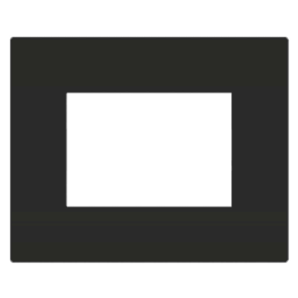 Norisys Cube Series Smart Plates With Frame Charcoal Black