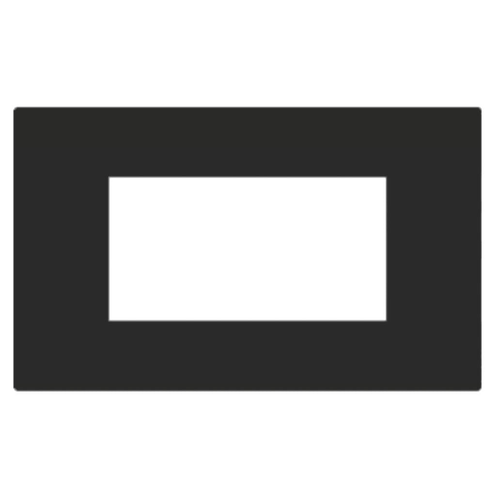 Norisys Cube Series Smart Plates With Frame Charcoal Black