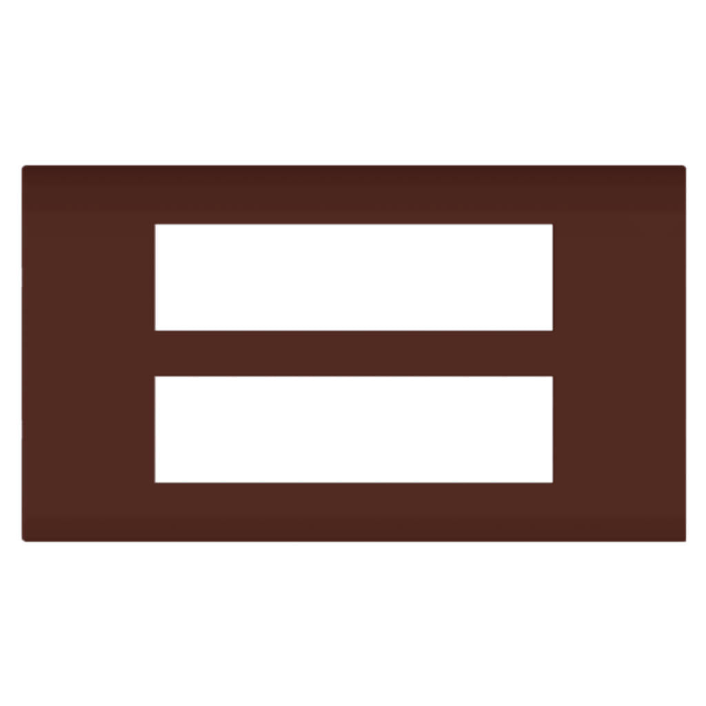 Norisys Cube Series Smart Plates With Frame Cocoa Brown