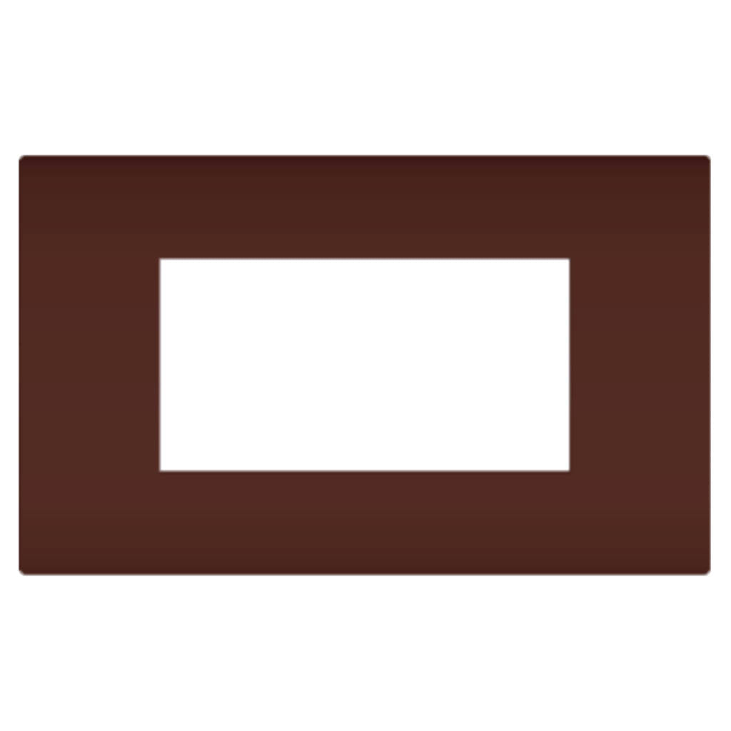 Norisys Cube Series Smart Plates With Frame Cocoa Brown