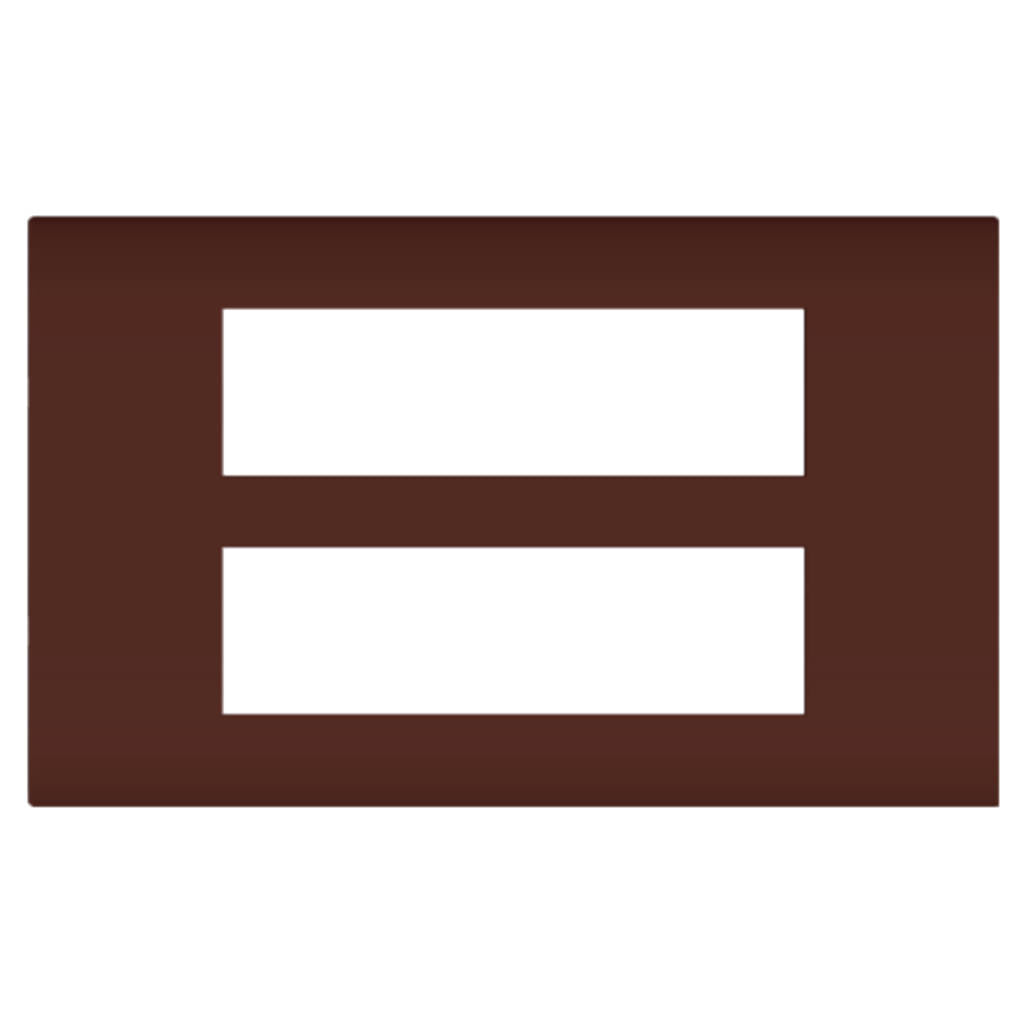 Norisys Cube Series Smart Plates With Frame Cocoa Brown