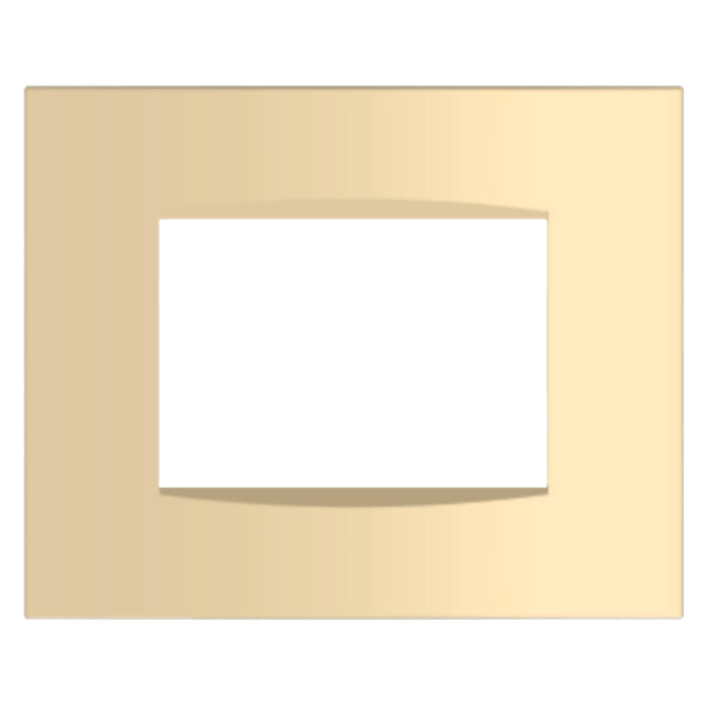Norisys Cube Series Vector Plates With Frame Matt Gold
