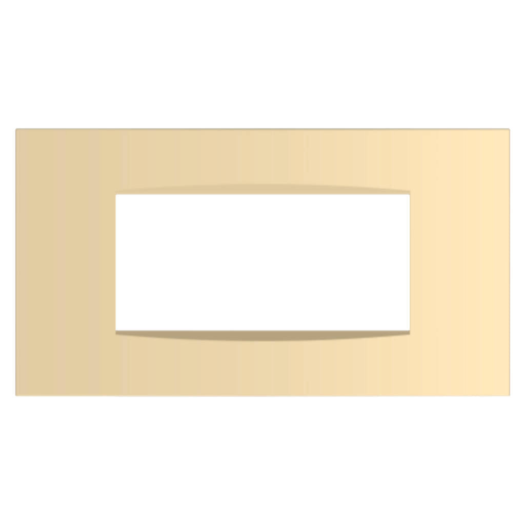 Norisys Cube Series Vector Plates With Frame Matt Gold
