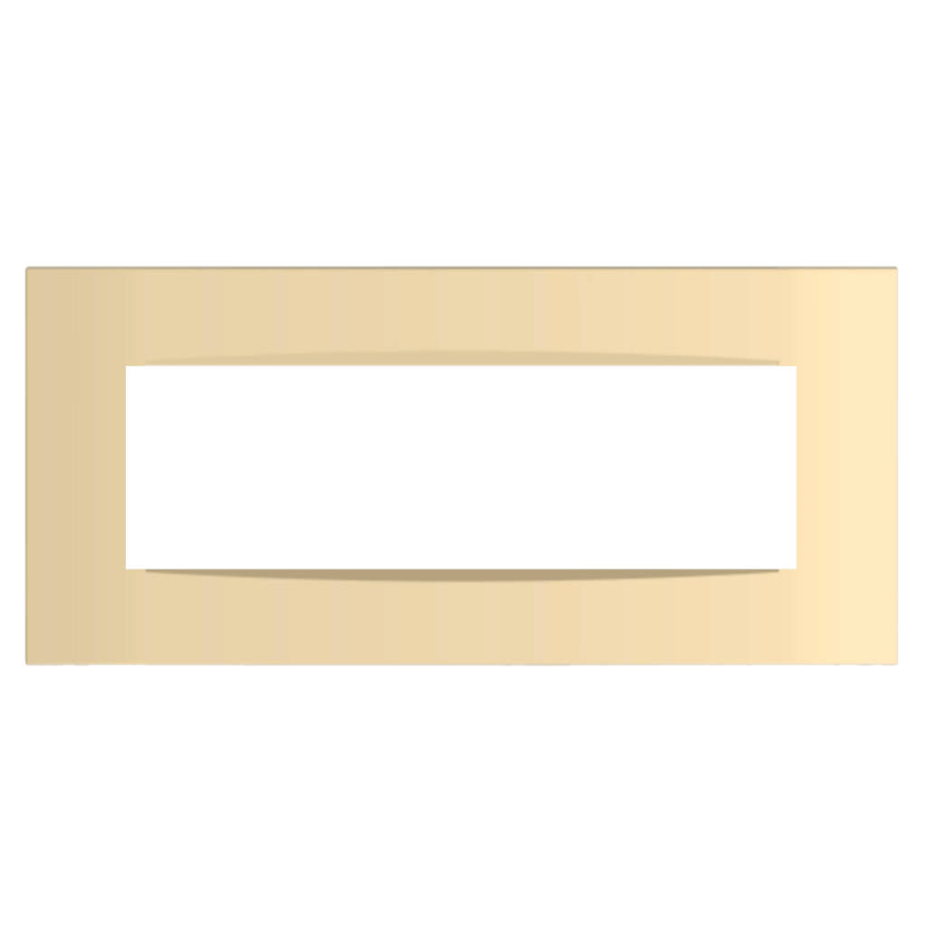 Norisys Cube Series Vector Plates With Frame Matt Gold